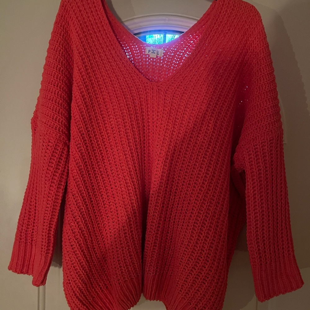 Oversized POL chenille sweater
